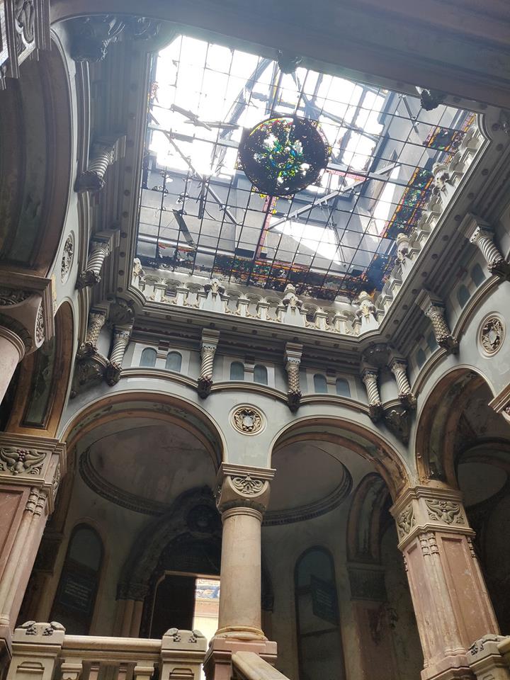 Cum arată Palatul Episcopal din Oradea după incendiul devastator. Imagini din interiorul clădirii de patrimoniu, publicate de Prefectura Bihor