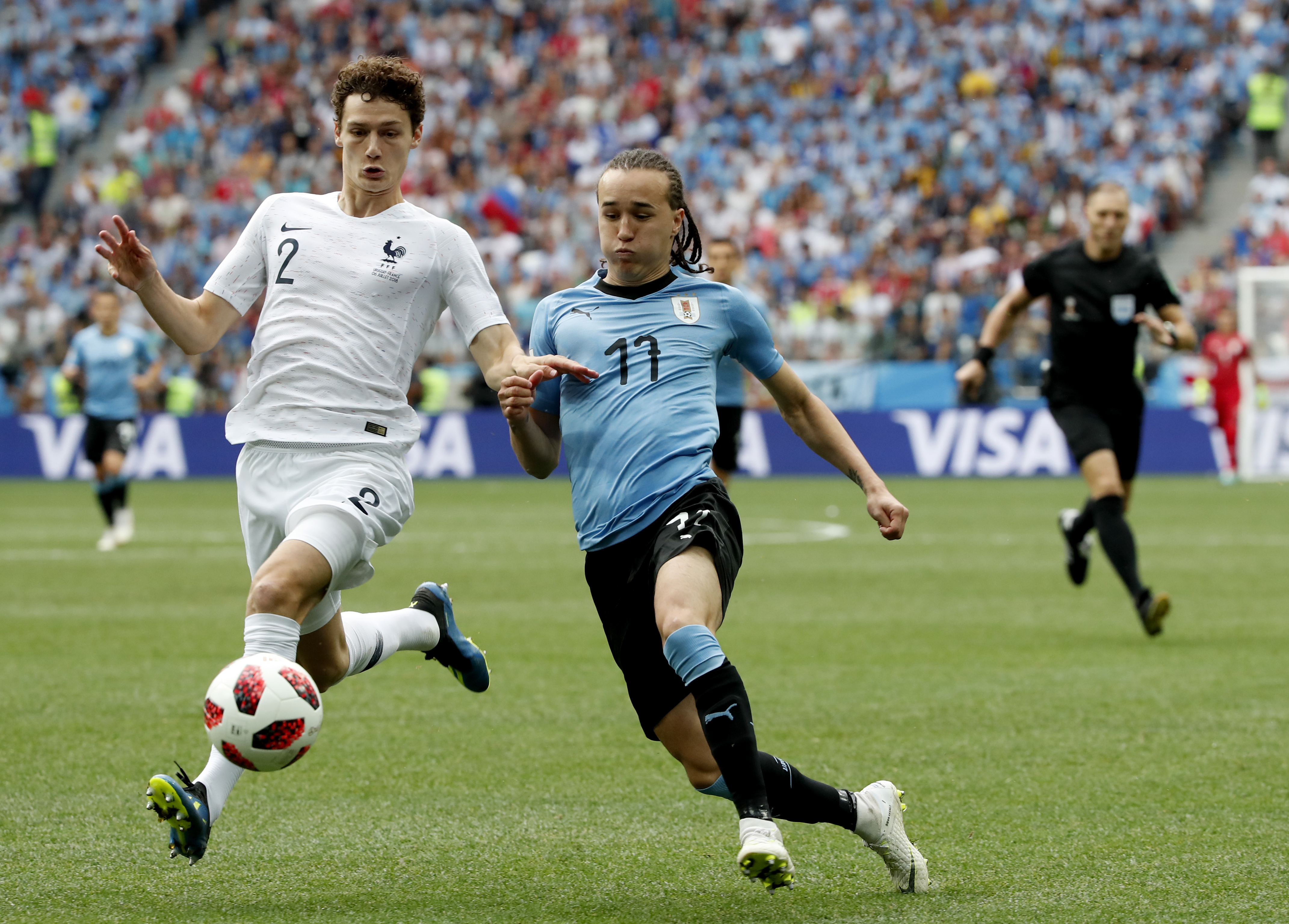 LIVESCORE Uruguay - Franța 0-2, în sferturile Campionatului Mondial de fotbal Rusia 2018. ”Cocoșii” țopăie în semifinale. Griezmann, gol și pasă de gol