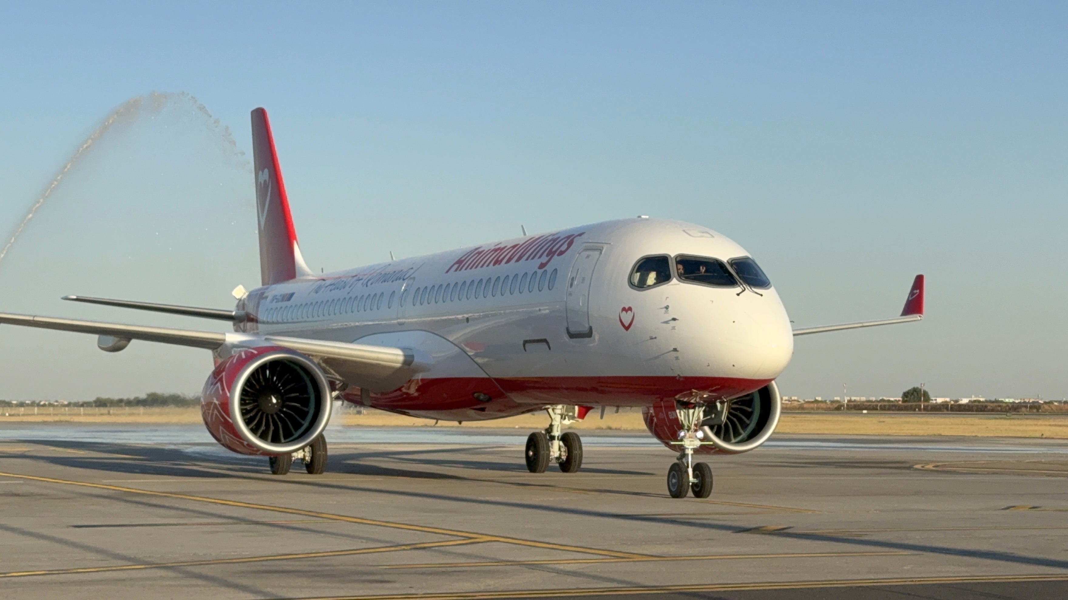 Meniu de lux în cel mai nou Airbus al unei companii românești! Libertatea a urcat la bordul noului avion de peste 100 de milioane de euro