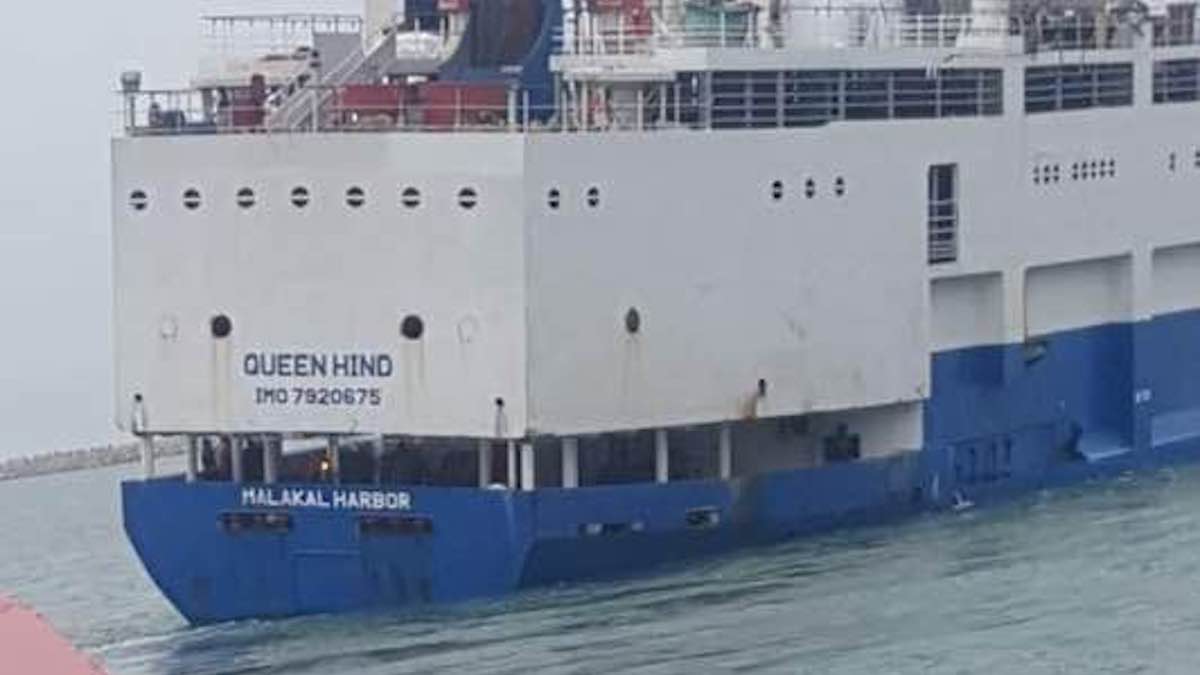 O navă care transporta mii de oi este în pericol de scufundare, în Portul Midia. Cum s-a intervenit pentru salvarea marinarilor
