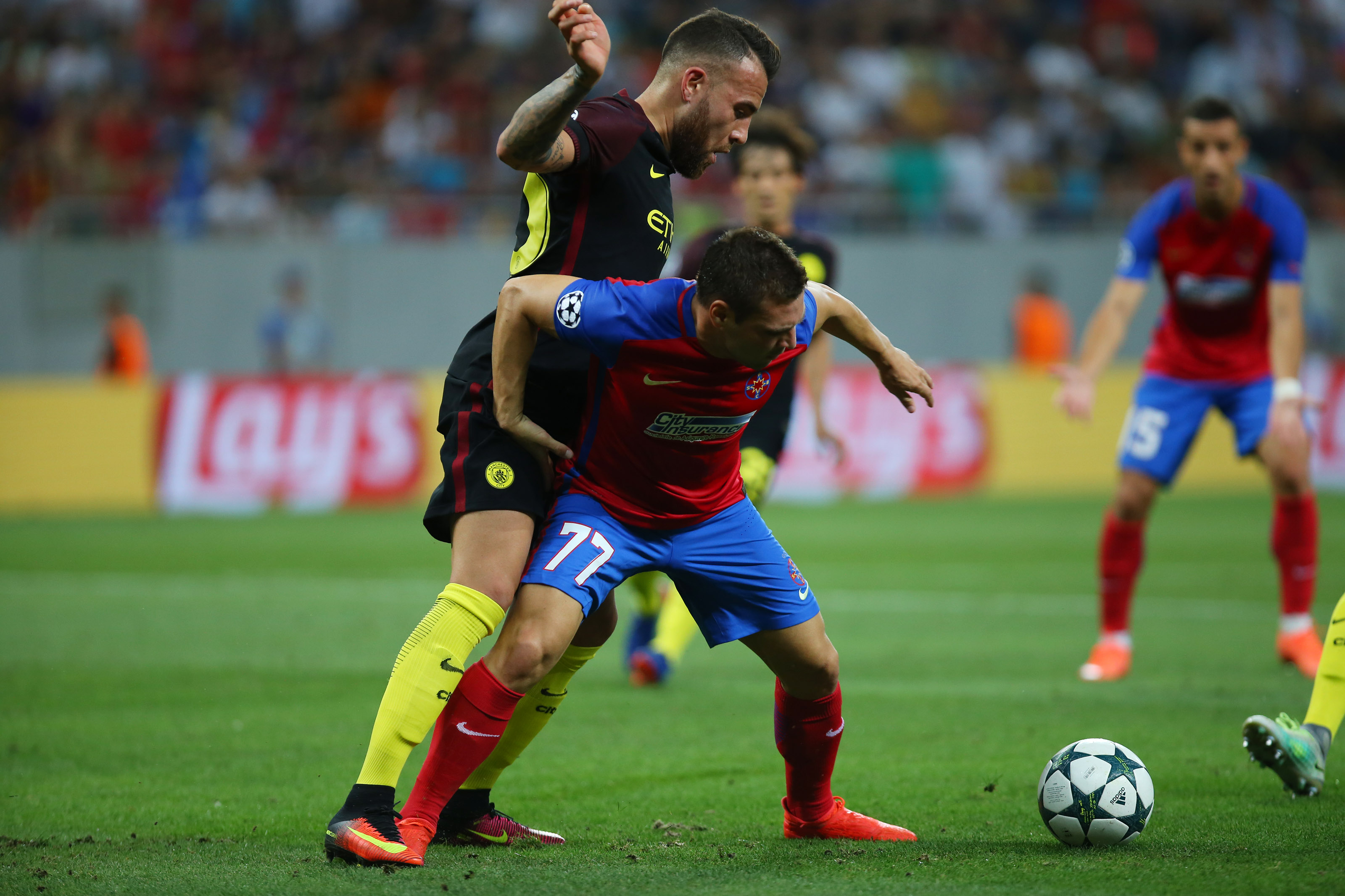 Steaua  - Manchester City 0-5. Liga Campionilor, play-off, prima manșă. Steaua, batjocorită de ”cetățeni” și de dinamoviști! / LIVE BLOG