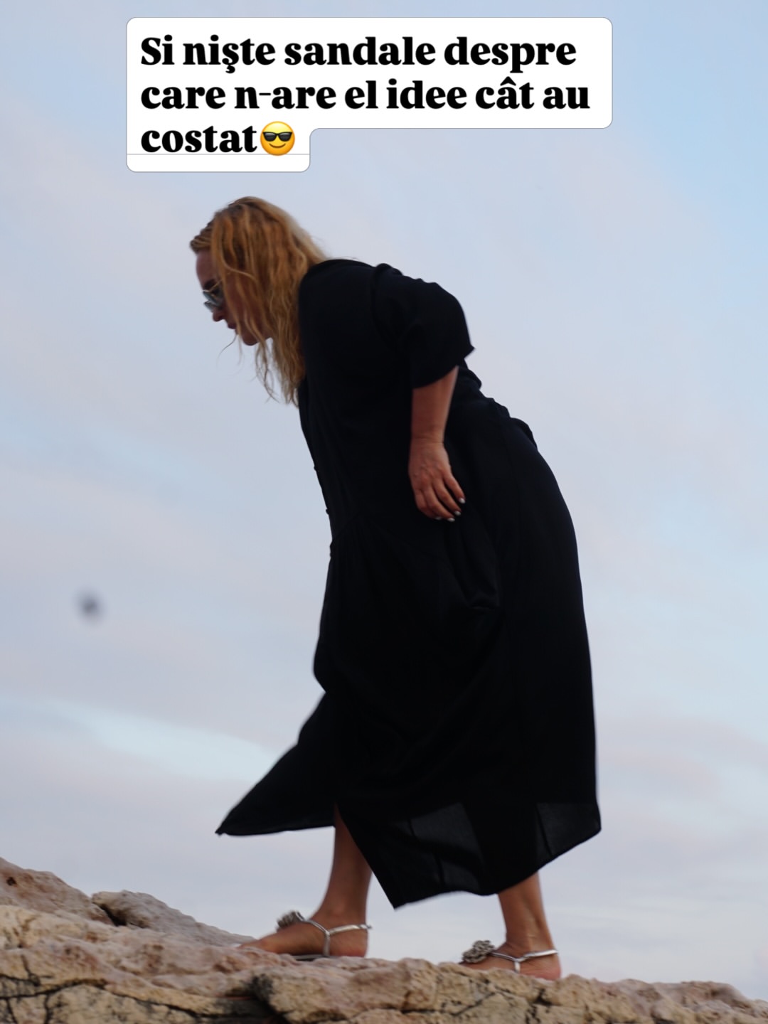 Andreea Esca, imagini virale de la mare. Ce spune vedeta despre înălțimea ei