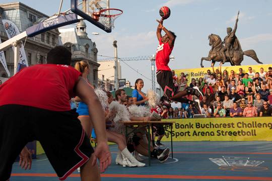 Crema baschetului 3x3 la Raiffeisen Bank Bucharest Challenger