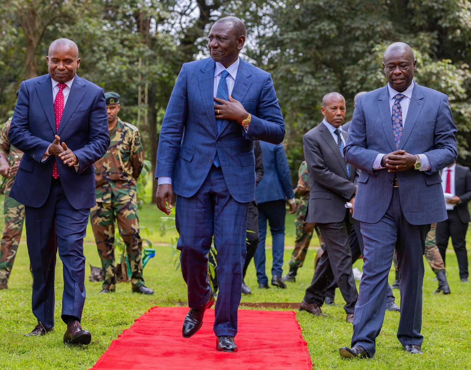 President William Ruto, Rigathi Gachugua and Kithure Kindiki
