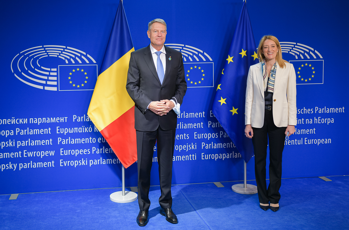 Iohannis s-a întâlnit cu șefa Parlamentului European. Ce abordare a propus pentru detensionarea crizei din Ucraina