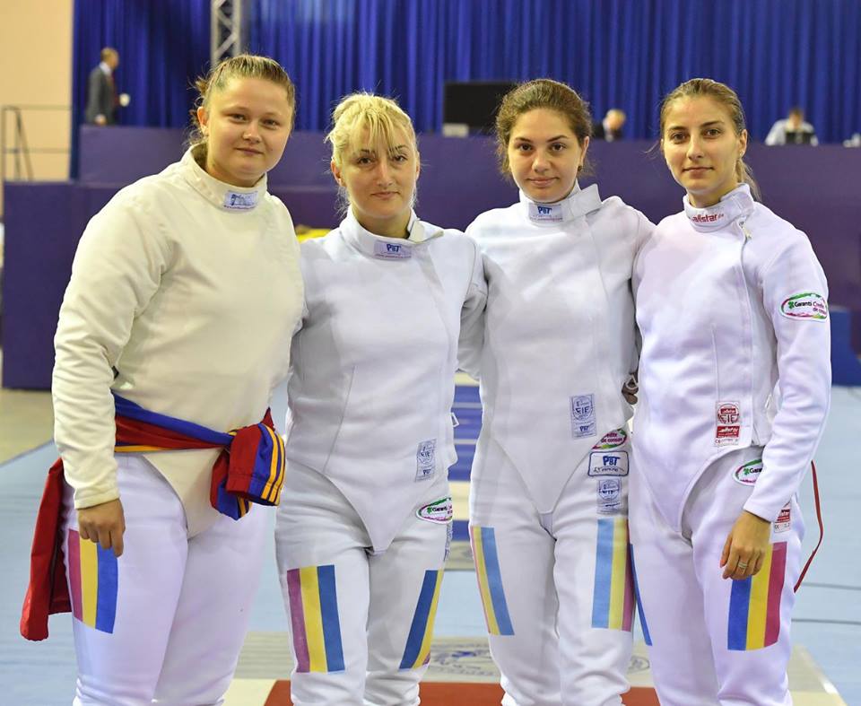 Primire de gală pentru medaliatele cu bronz la spadă la Campionatele Europene de scrimă / FOTO