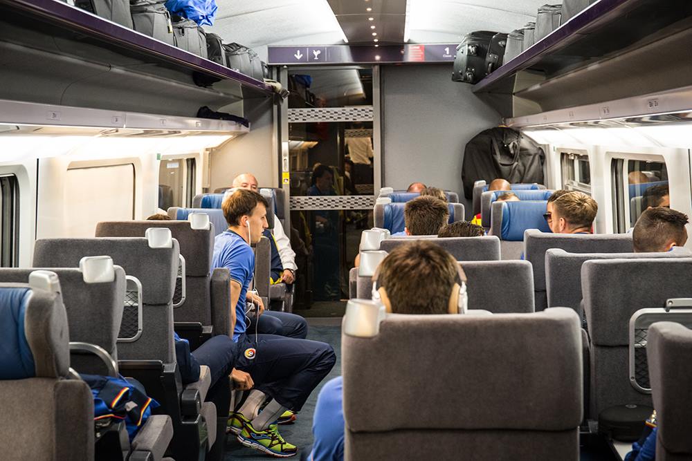 Euro 2016, România - Albania (duminică, ora 22:00). Tricolorii au ajuns cu TGV-ul la Lyon. Diseară, antrenamentul oficial / GALERIE FOTO și VIDEO