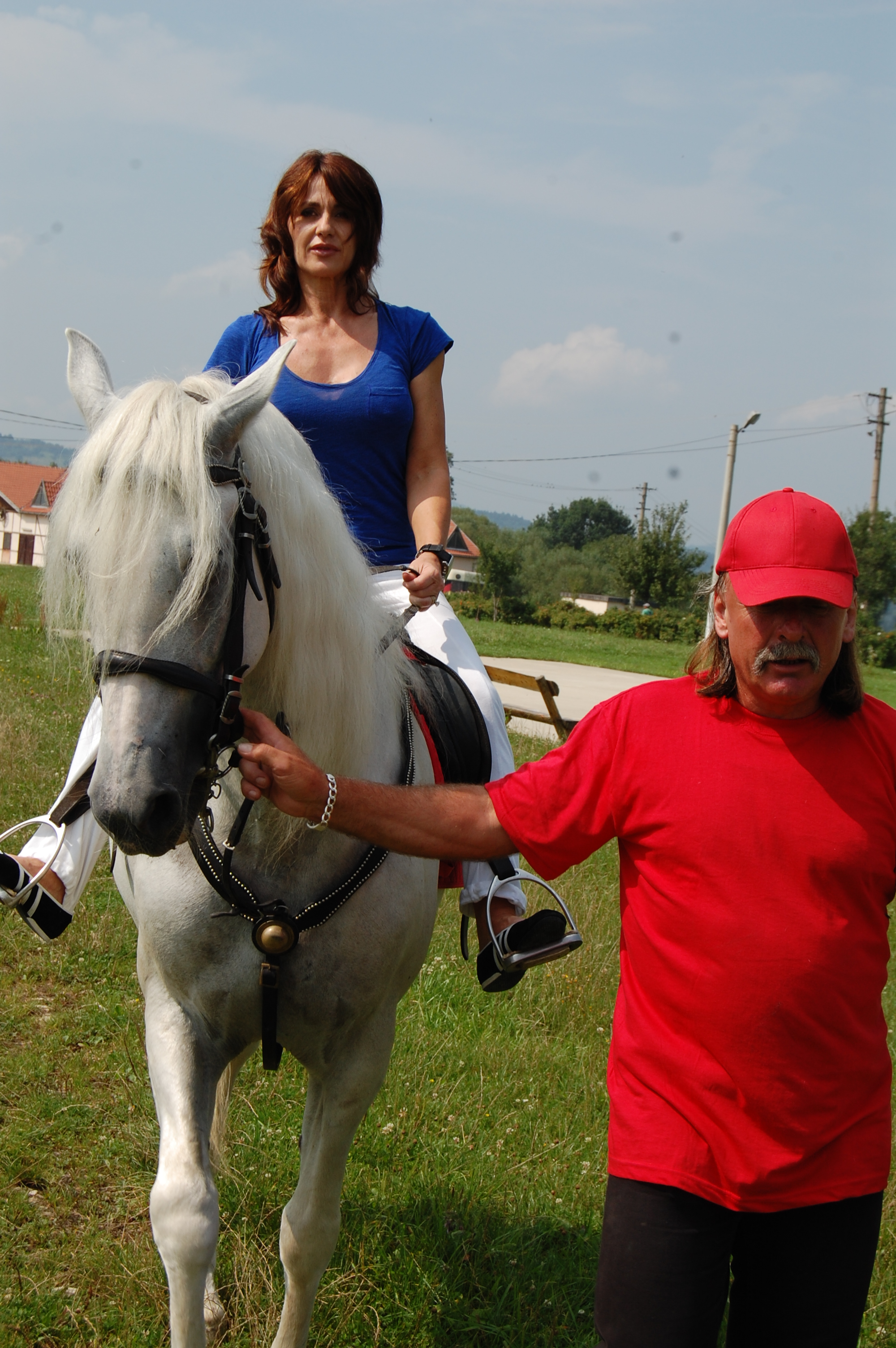 NADIA COMĂNECI/ Libertatea a fost acolo când a învățat să călărească!