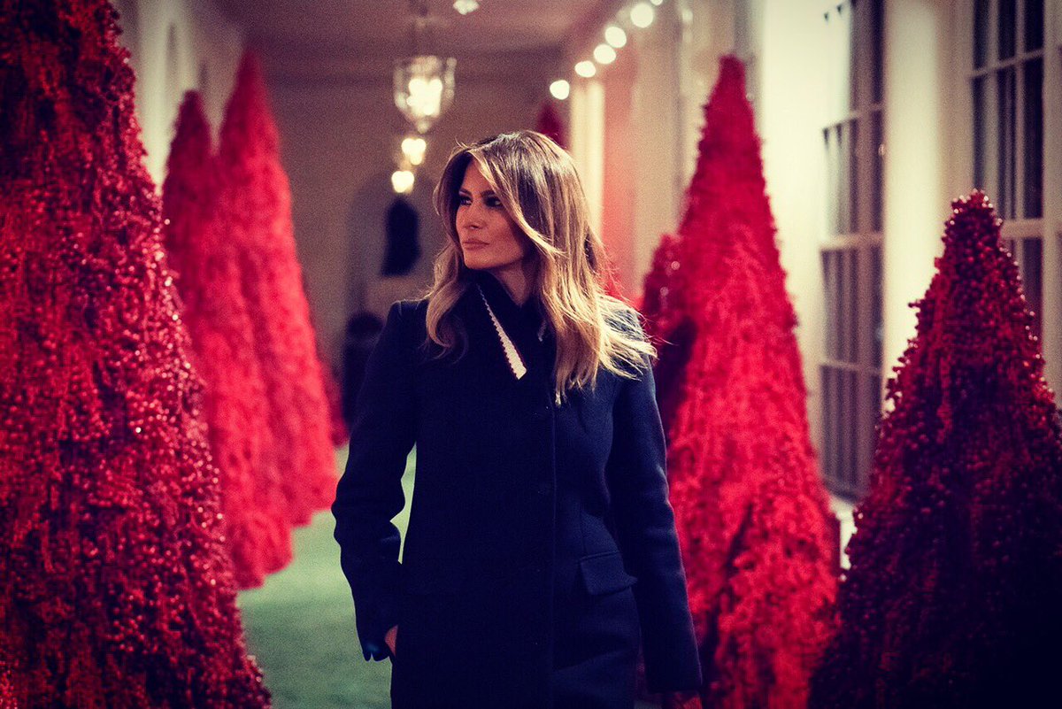 FOTO & VIDEO | Cum arată decorațiunile de Crăciun de la Casa Albă. Melania Trump a lucrat la ele 4 luni