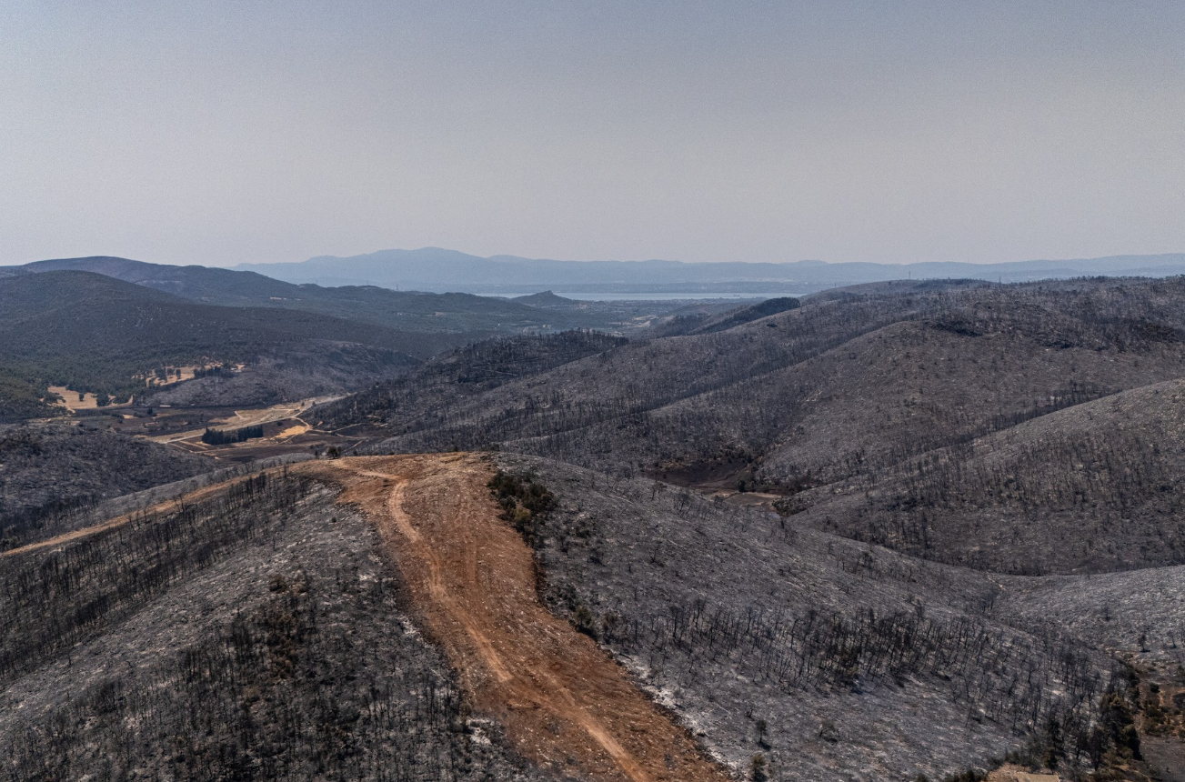 Incendii „titanice” în Grecia: 55 de noi focare au izbucnit în ultimele 24 de ore