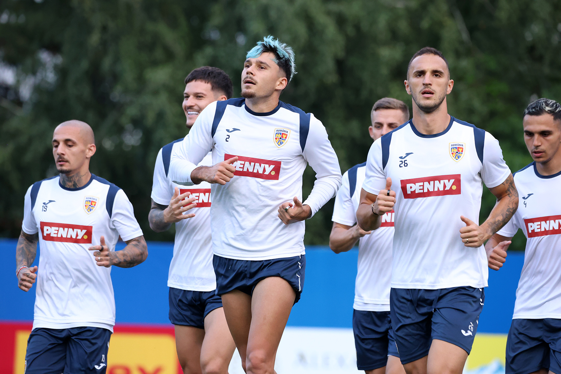 Mircea Lucescu, primul antrenament după revenirea la naţională. Ianis Hagi a apărut cu un look nou