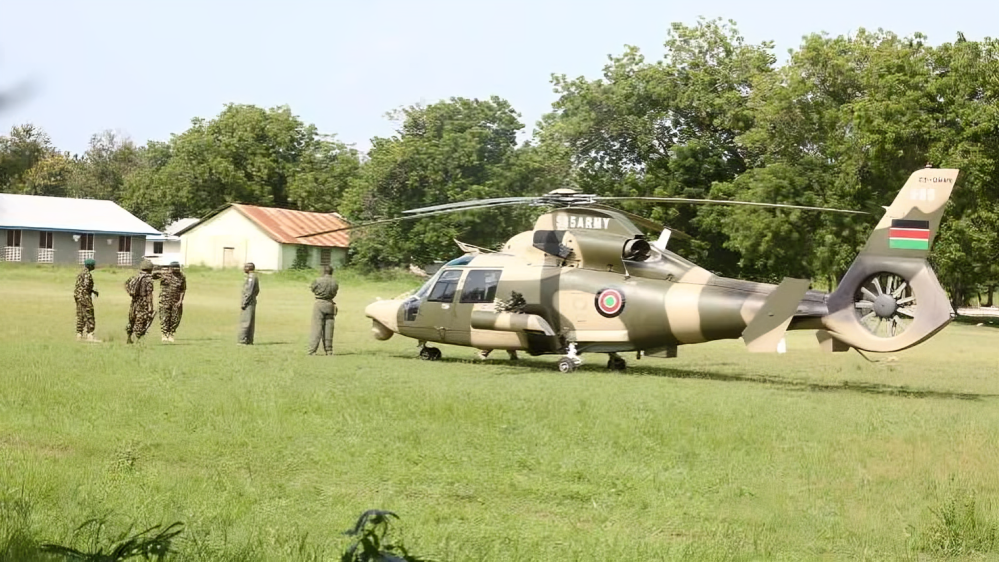 A Z9 helicopter operated by KDF