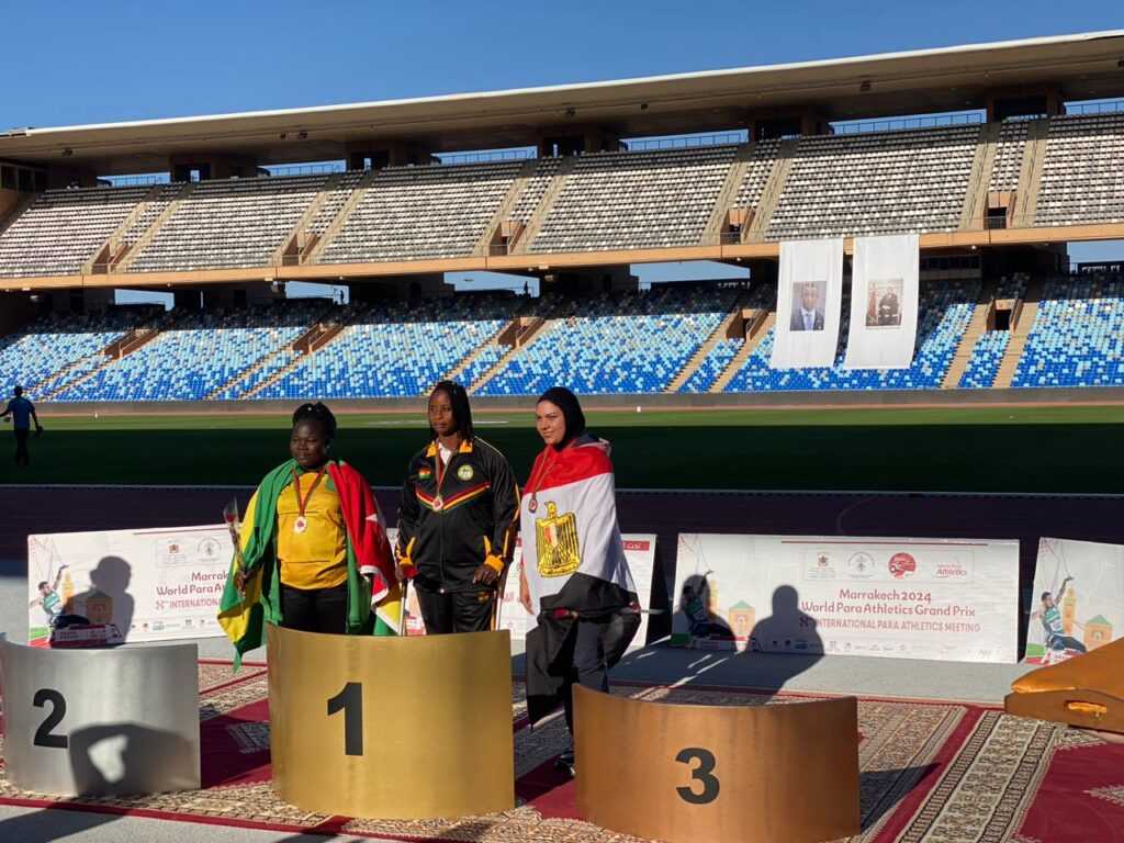 Zinabu Issah snatch gold in discus throw at 2024 Paralympics in Morocco