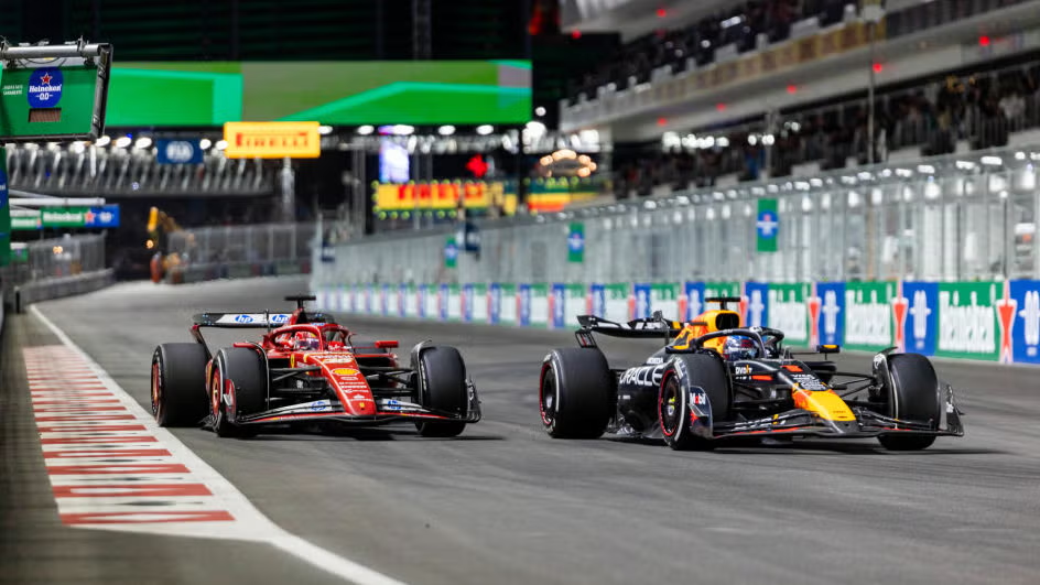 Formula 1 cars race around the track during a Grand Prix: Getty Images