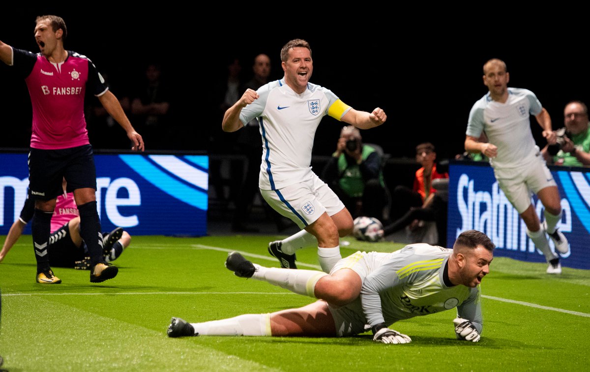 Anglia a câștigat Cupa Legendelor 2019. Căpitanul Michael Owen a reușit o dublă în finala cu Restul Lumii | VIDEO