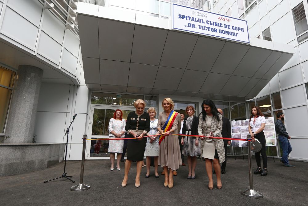 FOTO/ Spitalul ”Victor Gomoiu”, primul spital de copii construit în Capitală în ultimii 30 de ani, a fost inaugurat