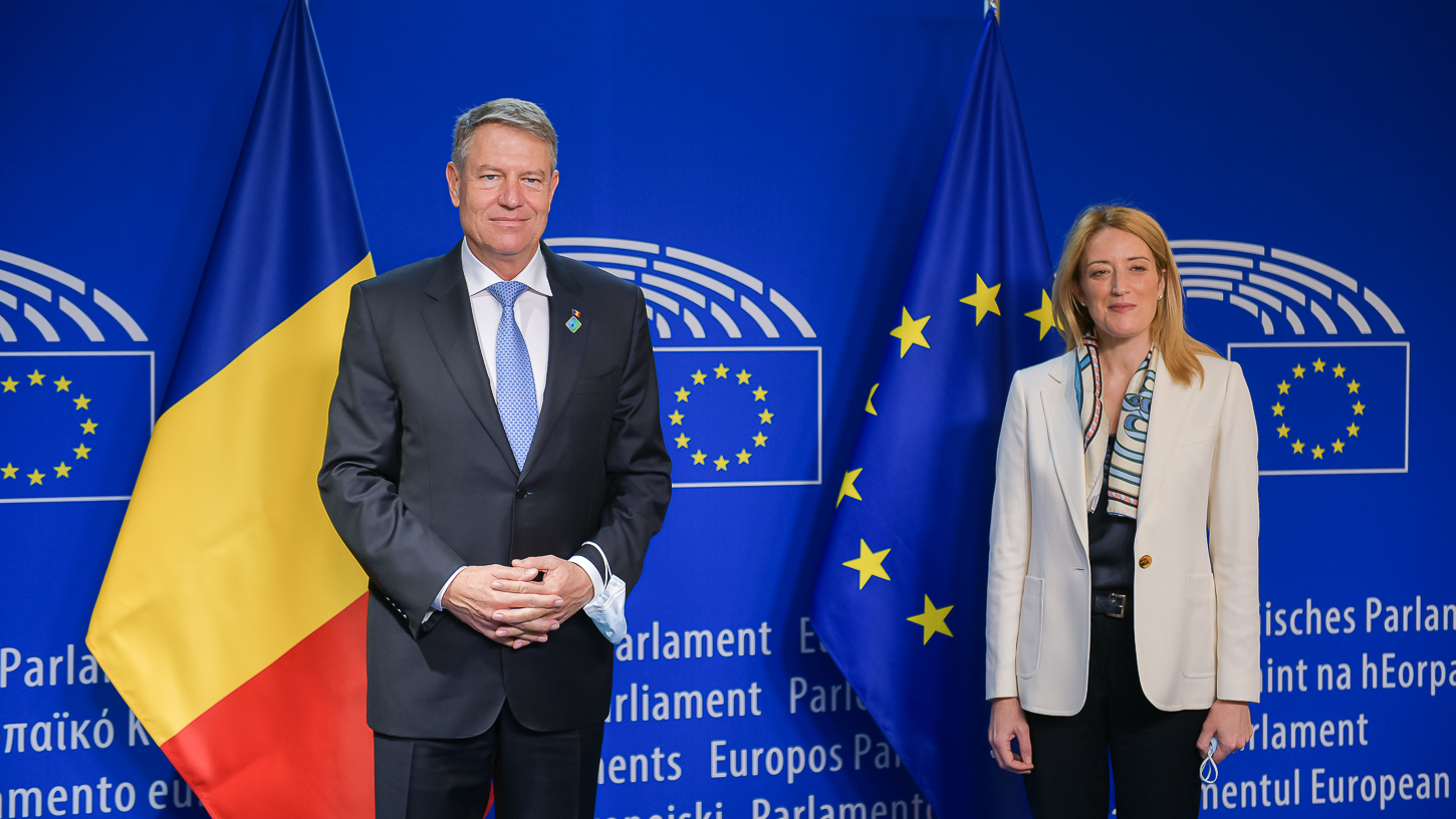 Iohannis s-a întâlnit cu șefa Parlamentului European. Ce abordare a propus pentru detensionarea crizei din Ucraina