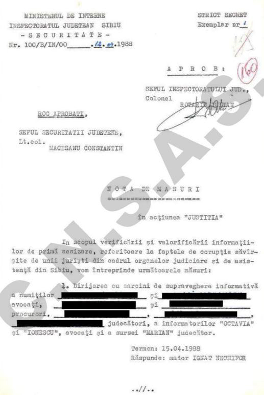 Corupția din justiția comunistă, în rapoartele Securității. Portretul judecătorului care „se pretează la orice”
