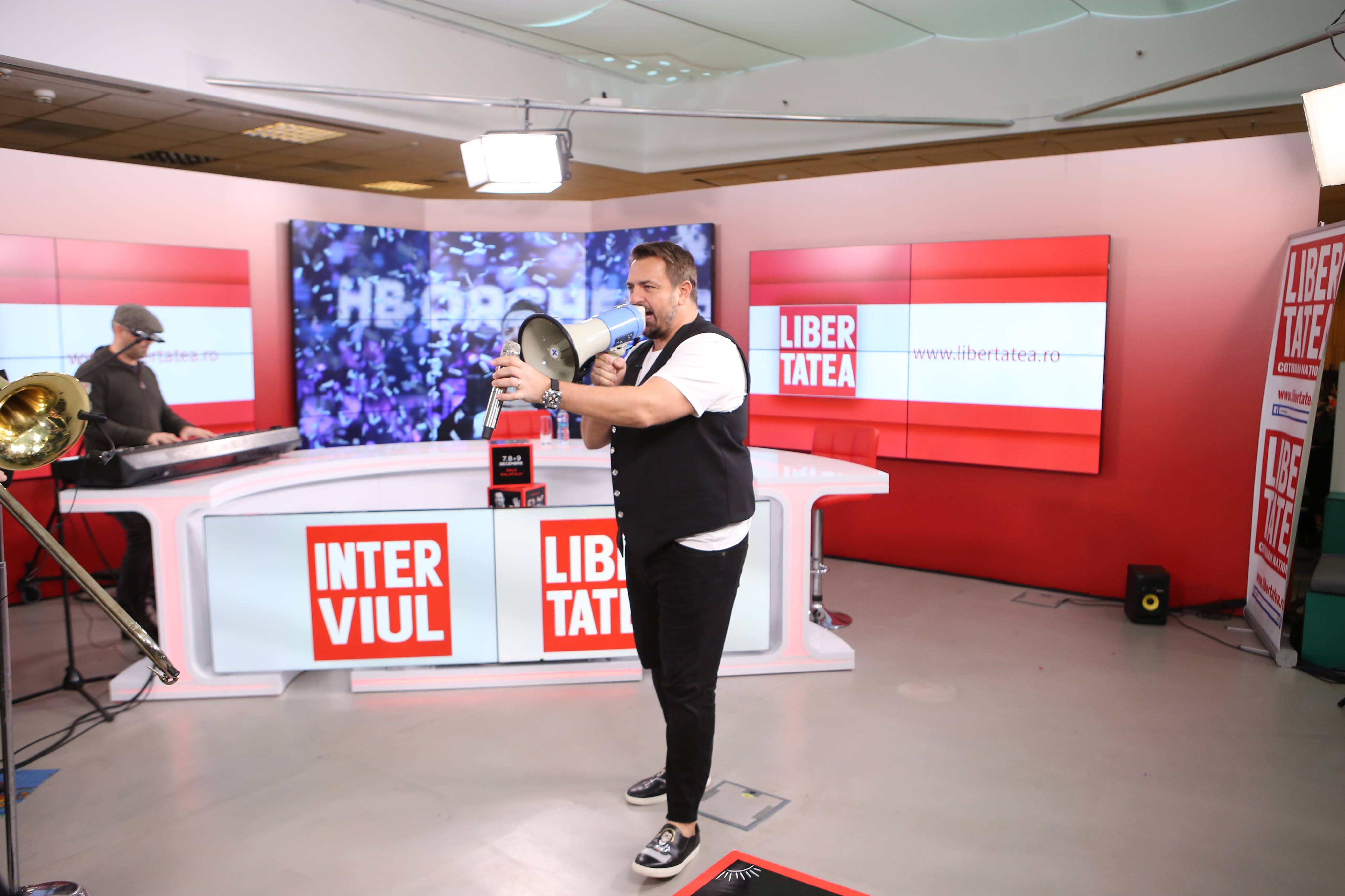 VIDEO / Show de senzație la Libertatea! Horia Brenciu a cântat în studioul Ringier