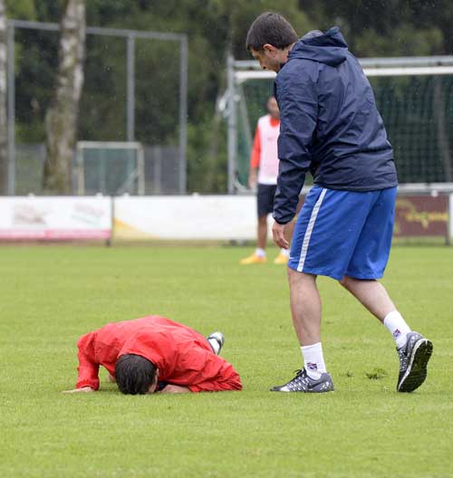 Bourceanu a primit verdictul medicilor după accidentarea suferită la genunchi / GALERIE FOTO