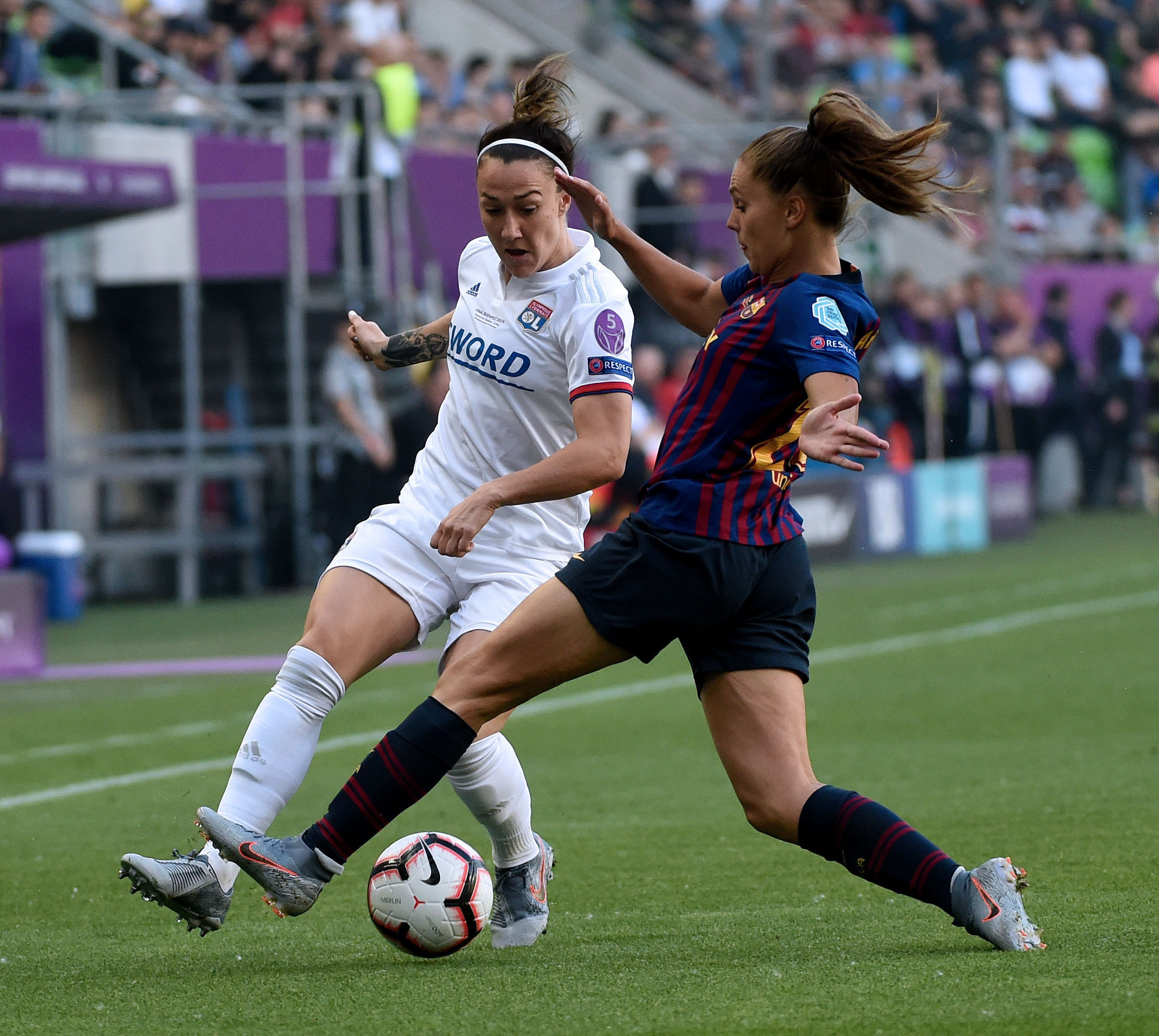 Olympique Lyon a cucerit Liga Campionilor la fotbal feminin, după ce a zdrobit Barcelona în finală