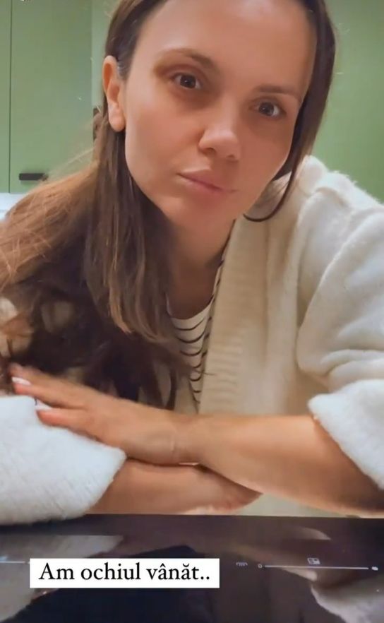 Cristina Șișcanu a apărut cu ochiul vânăt. Anunțul făcut de soția lui Mădălin Ionescu: „Am reușit la filmări să acopăr cu fard”