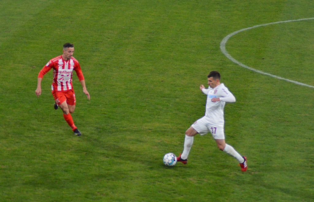 Liga 1, etapa a 26-a. FCSB, salvată de Florin Tănase, în prelungirile meciului cu Mediașul