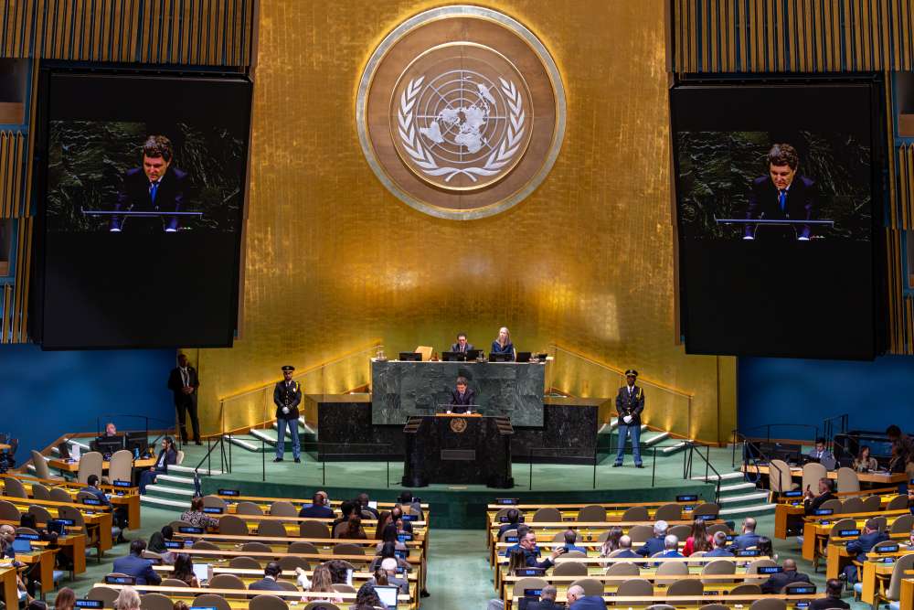 Sala aproape goală la discursul ținut de Nicușor Dan la Adunarea Generală ONU de la New York