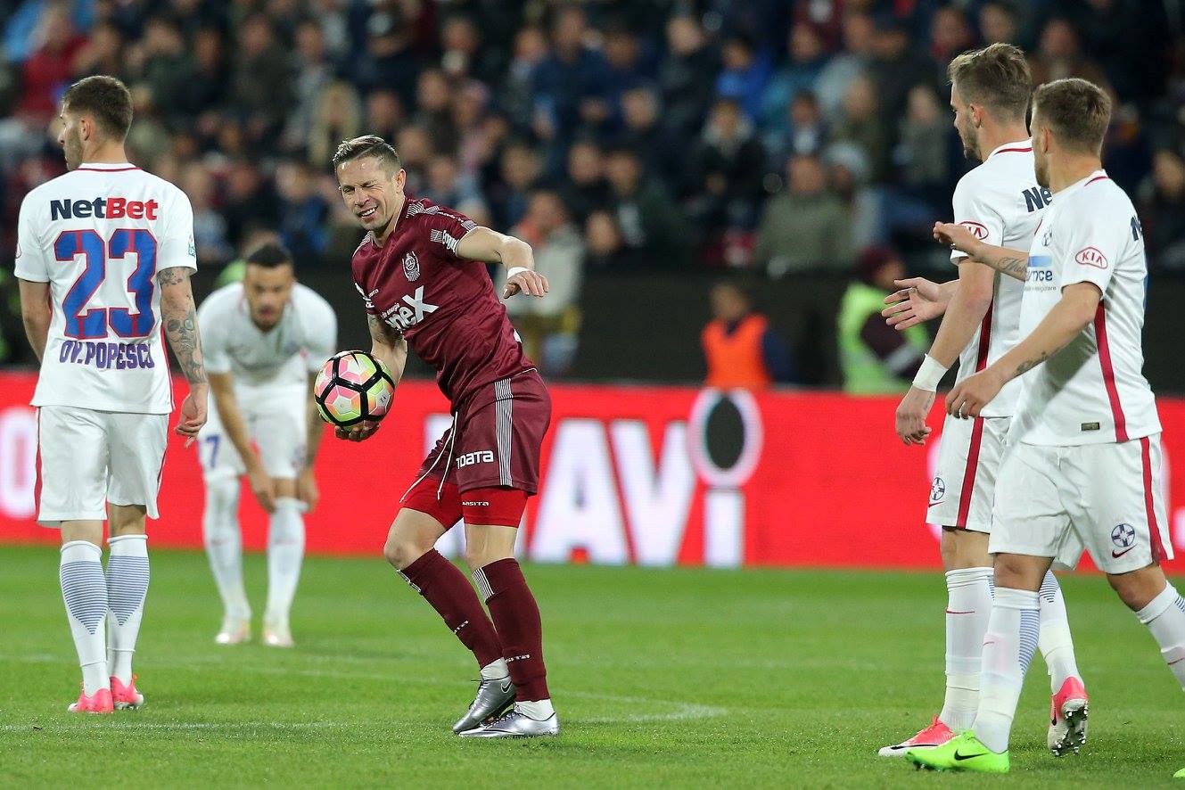 Liga 1, play-off, etapa 6: CFR Cluj - FCSB 0-0. Conflict Alibec-Reghecampf | GALERIE FOTO