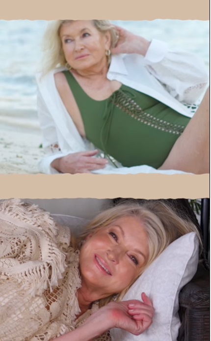 Martha Stewart a pozat în costum de baie la 81 de ani