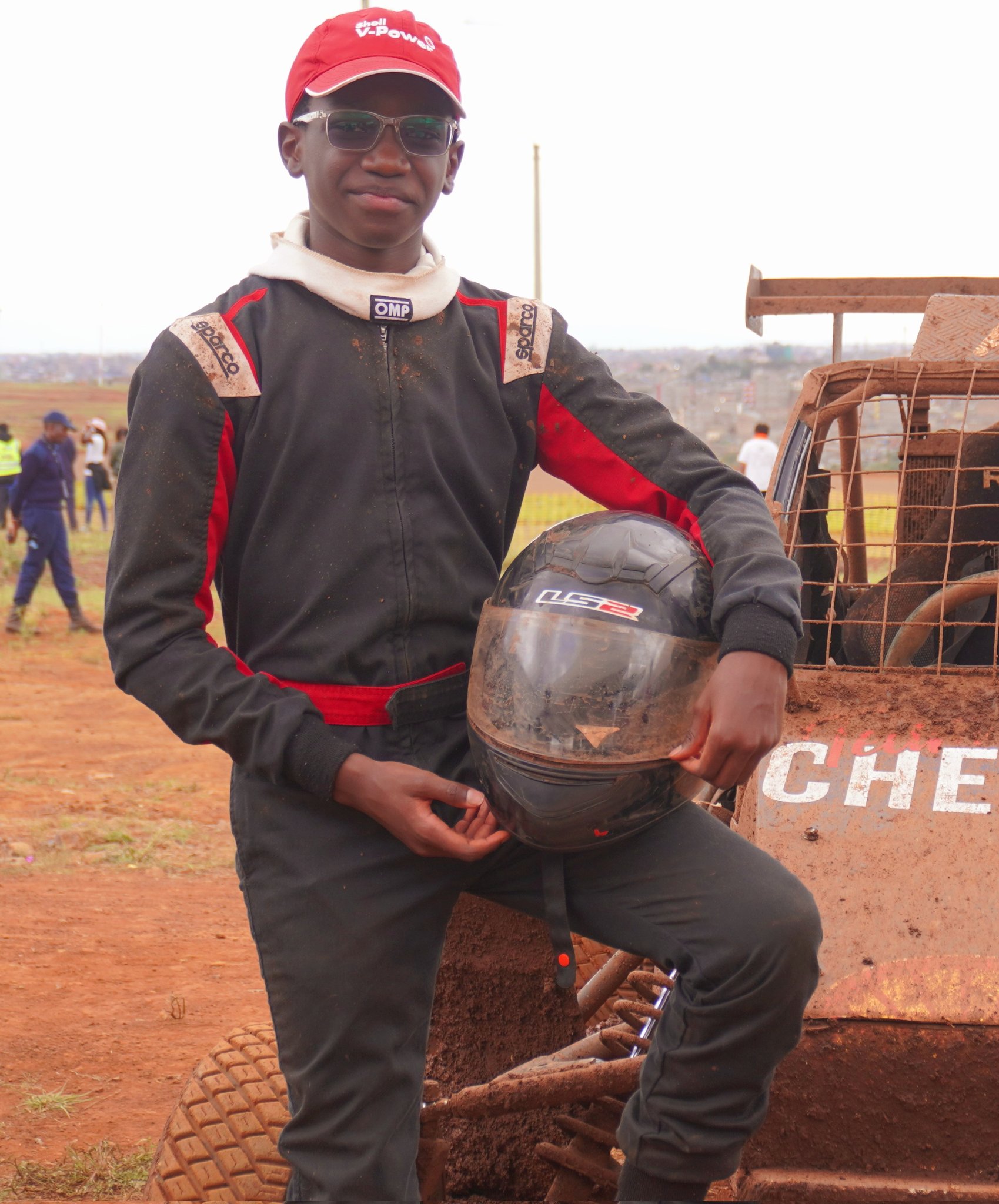 Ababu Namwamba celebrating his son