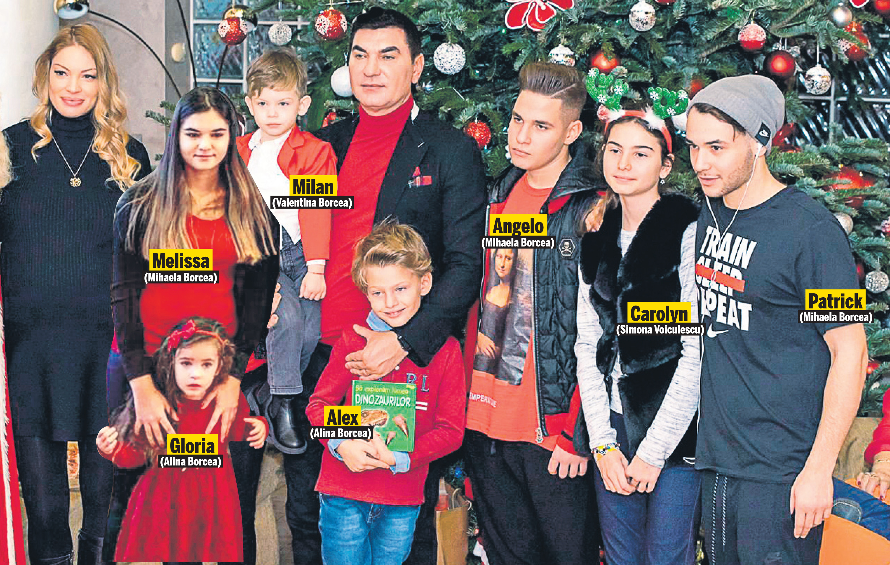 EXCLUSIV | Primele fotografii cu clanul Borcea! De sărbători, omul de afaceri și-a strâns laolaltă cei șapte copii pe care îi are cu patru femei!