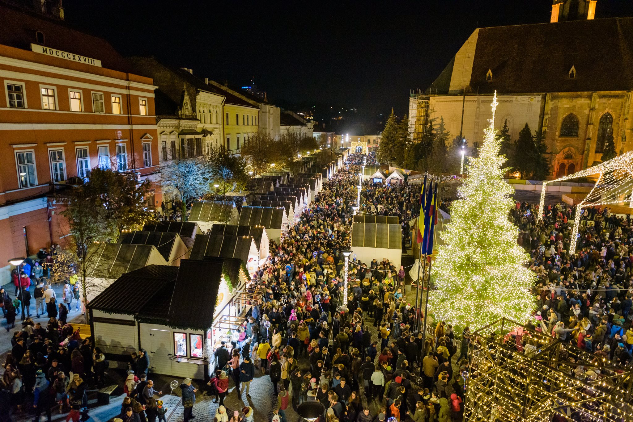 FOTO| Târgul de Crăciun din Cluj-Napoca, între cele mai frumoase 20 din Europa