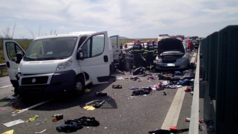 Daune morale de un milion de euro pentru un accident cu trei morți pe autostrada A1. Șoferul vinovat era asigurat la falimentara City Insurance
