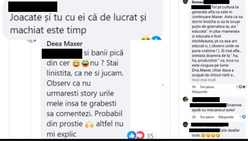 Tatăl Deei Maxer, replici dure la adresa fostului ginere. Ce a spus despre Dinu: „A scăpat de chinul vieții ei și al nostru”