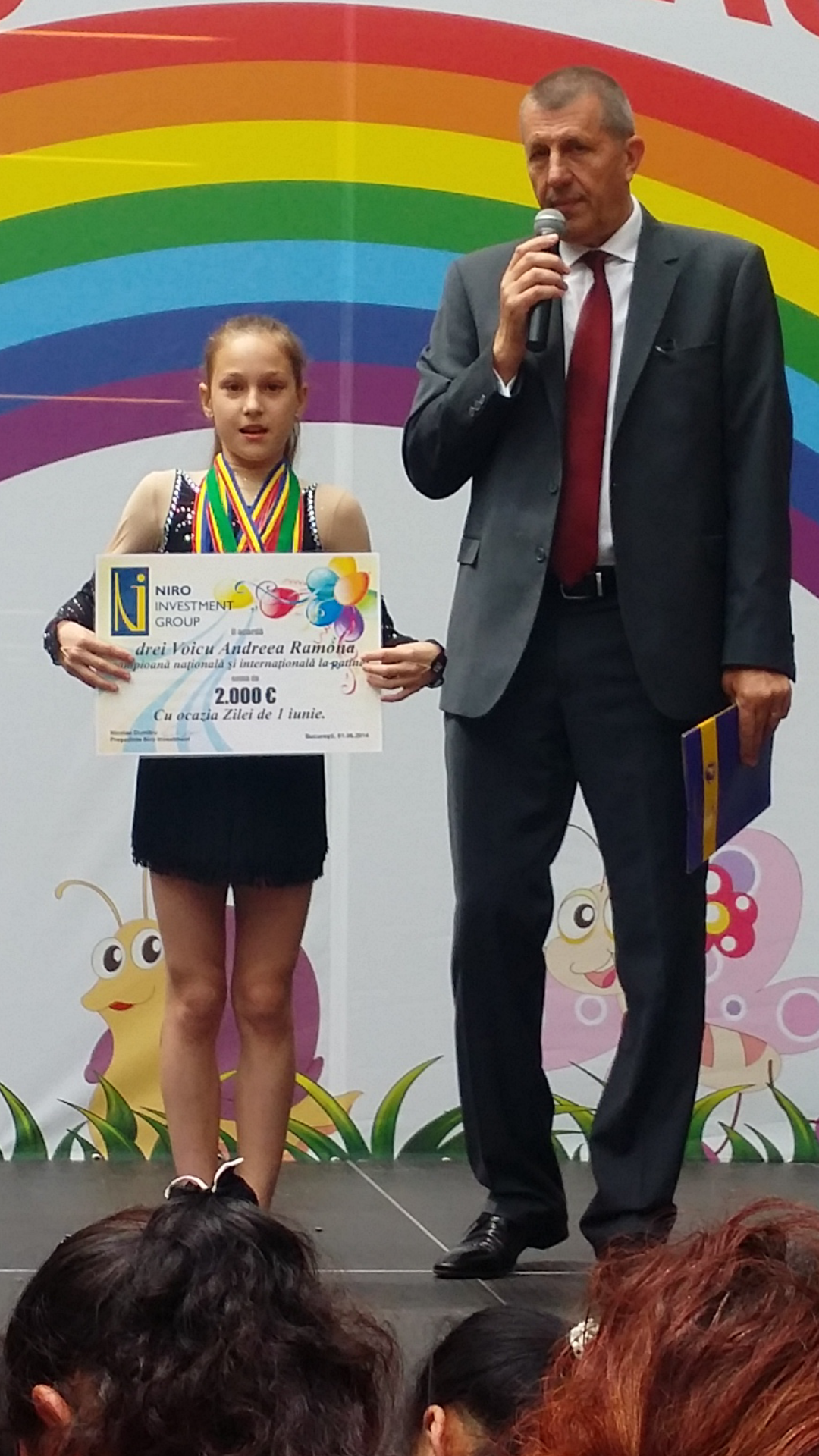 TÂNĂRUL SĂPTĂMÂNII / Campioana Andreea Voicu, premiată cu 2.000 de euro