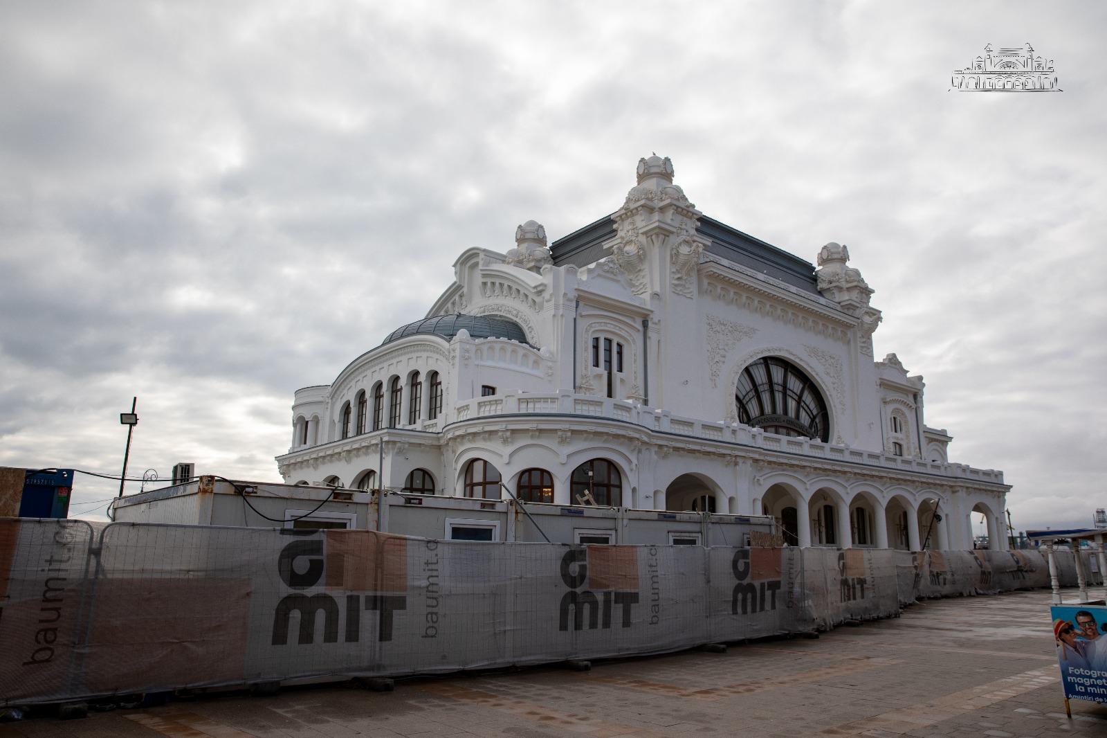 Cazinoul din Constanța, la un pas de redeschidere. Imagini din interiorul edificiului după renovarea începută acum patru ani