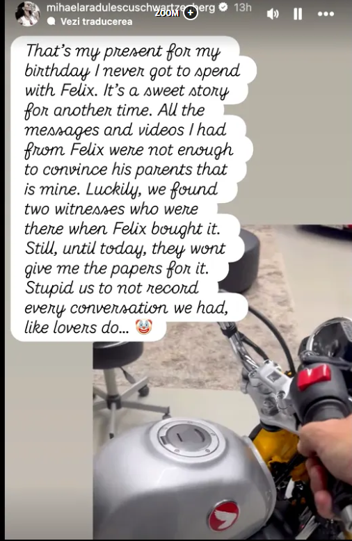 Mihaela Rădulescu, revoltată după ce familia lui Felix Baumgartner nu vrea să îi dea cadoul special primit de la el. „Au vândut tot. M-au umilit”