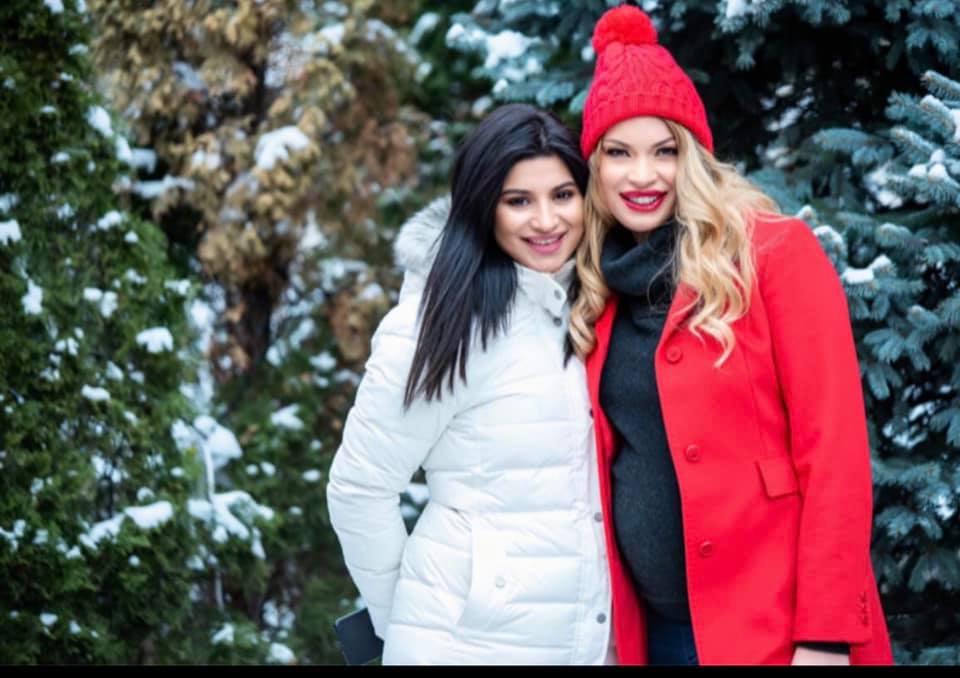 Ce bine s-a distrat gravida Valentina Pelinel în vacanță. Superbă pe pârtie | FOTO
