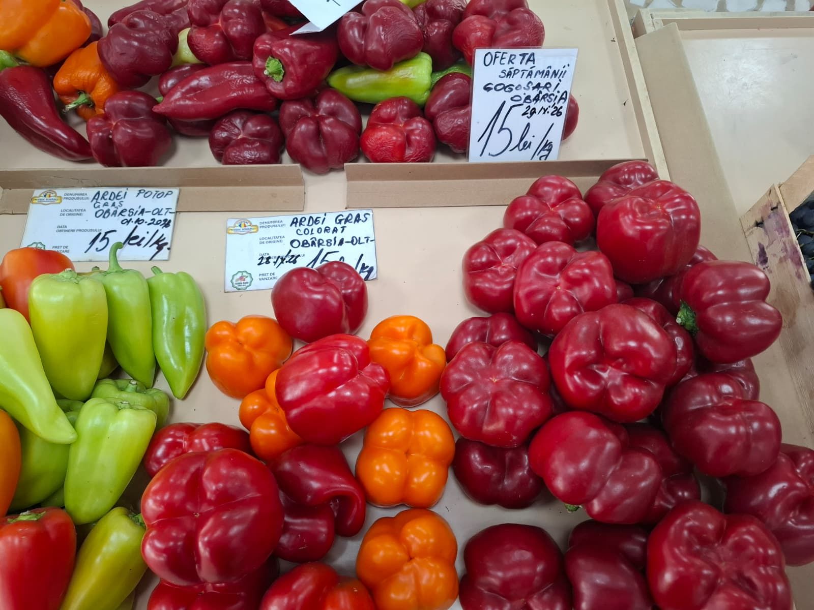 Cât costă gogonele, gogoșarii și castraveții în Piața Dorobanți