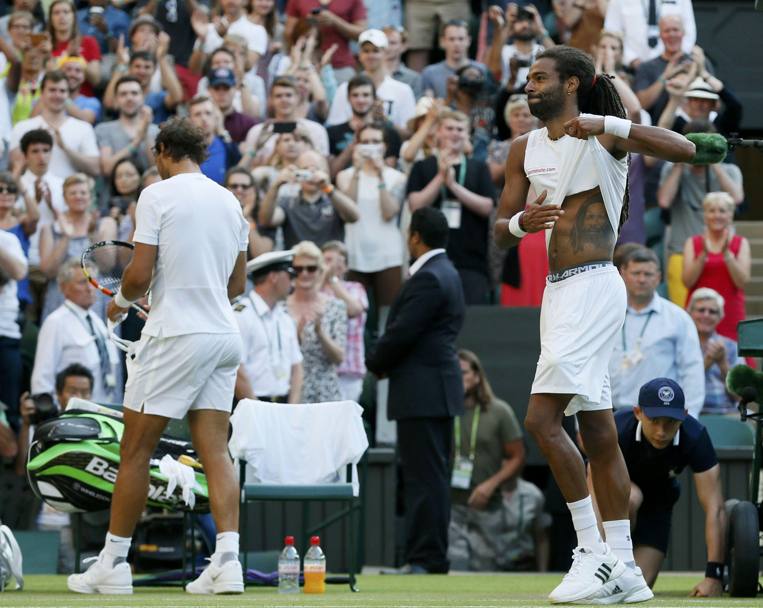 Dustin Brown - dedicație specială, după ce l-a eliminat pe Rafa Nadal / GALERIE FOTO