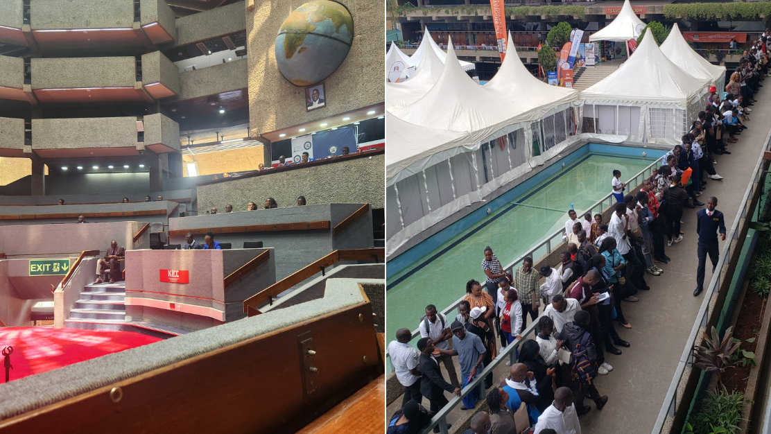 Kenyans flock KICC for public participation on Constitutional Amendment Bill &amp; Qatar jobs