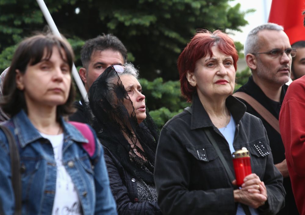 FOTO/ Ziua națională de cinstire a martirilor din temnițele comuniste a fost comemorată în Piața Revoluției