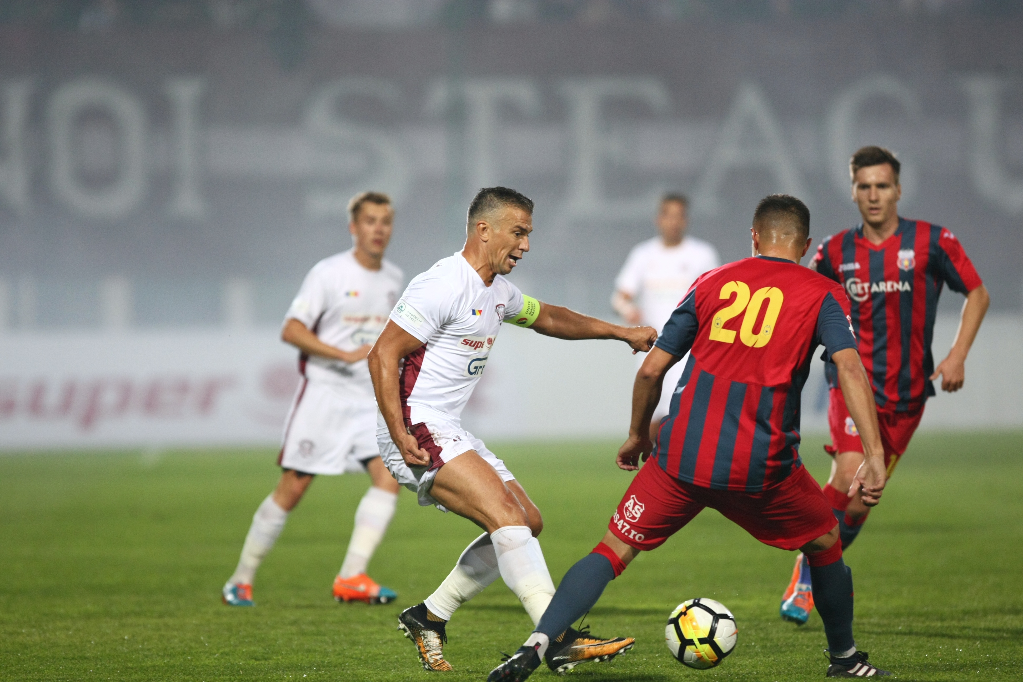 Academia Rapid - CSA Steaua 1-1, în Liga a 4-a. A fost spectacol total în tribune | GALERIE FOTO