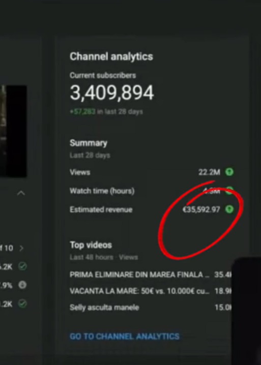 Câți bani câștigă pe lună Selly din YouTube. În 2021 făcea 15.000 de euro, dar acum suma a crescut: „Top, cifre bune!”