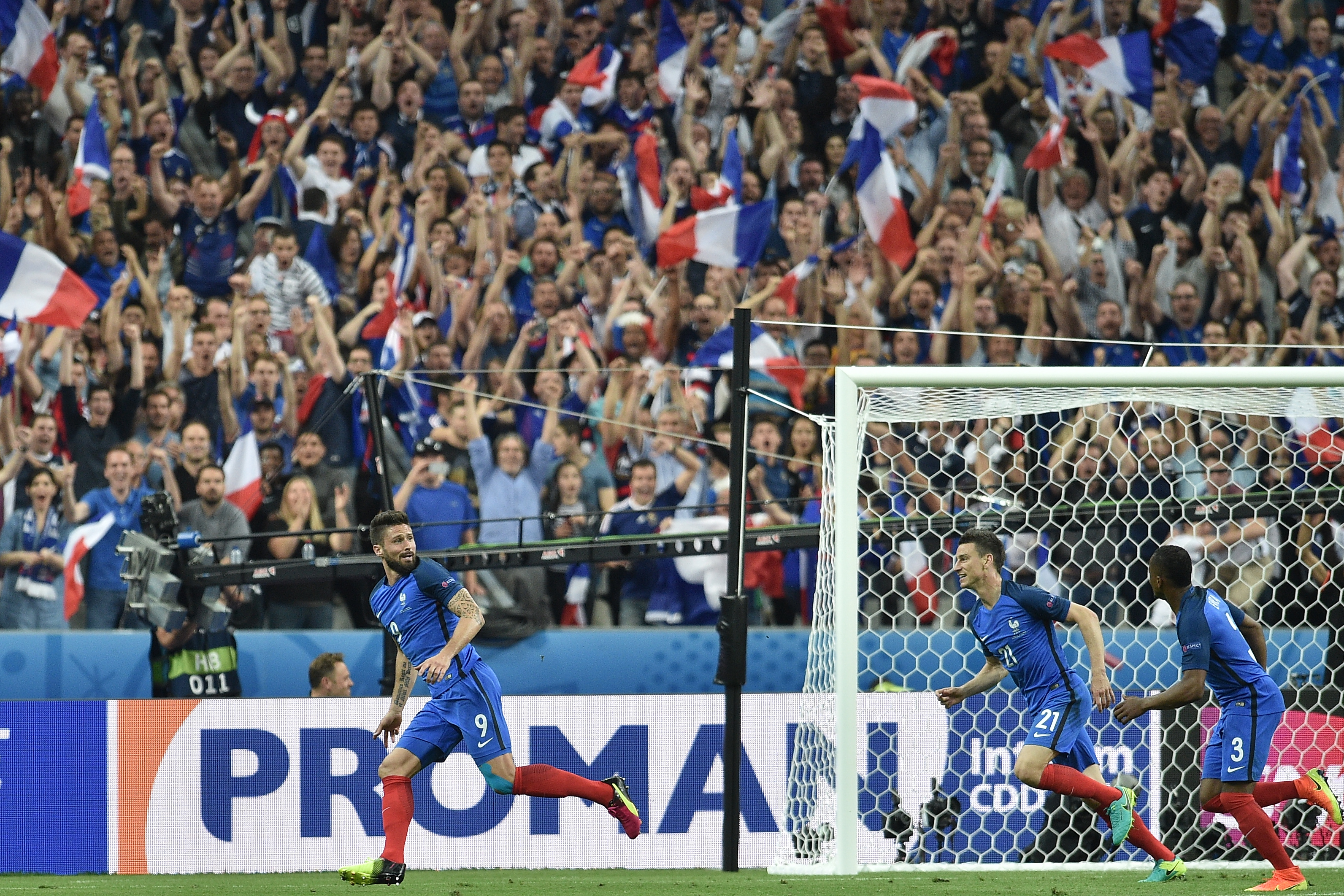 Euro 2016. România-Franța 1-2. Cele mai frumoase imagini ale meciului de deschidere FOTO
