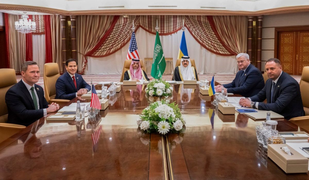 Primele imagini de la negocierile dintre Statele Unite și Ucraina, desfășurate în Arabia Saudită