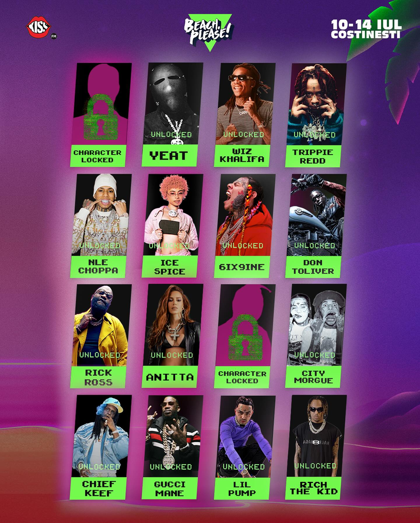 Lineup BEACH, PLEASE! 2024. Care e programul festivalului din Costinești și cât costă biletele 