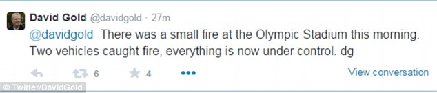 GALERIE FOTO / Incendiu pe stadionul Olimpic din Londra. Ce pagube s-au înregistrat  
