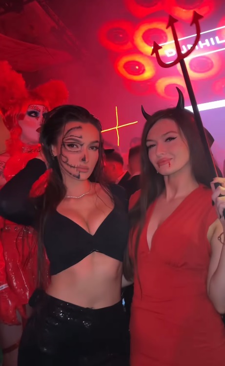 Cum a apărut Viviana Sposub după ce George Burcea și-a anunțat candidatura la Primăria Capitalei. Fosta iubită a actorului a fost în club